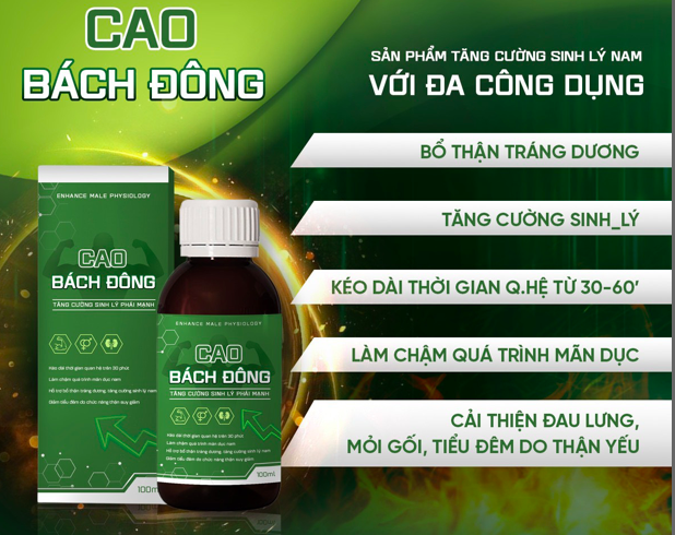 Cung cấp Thuốc Cao Bách Đông chính hãng bổ thận tráng dương tăng cường sinh lý giá rẻ